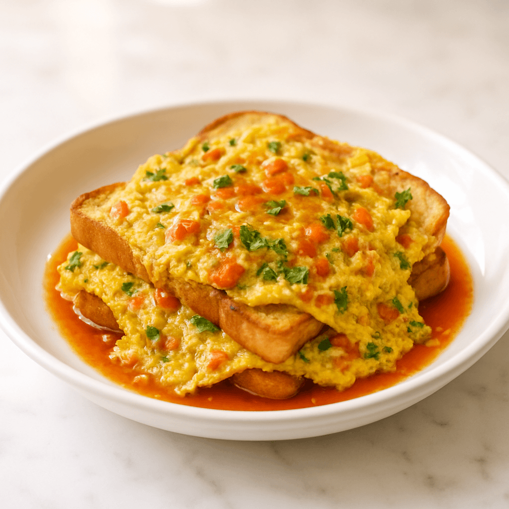 Bread omelette
