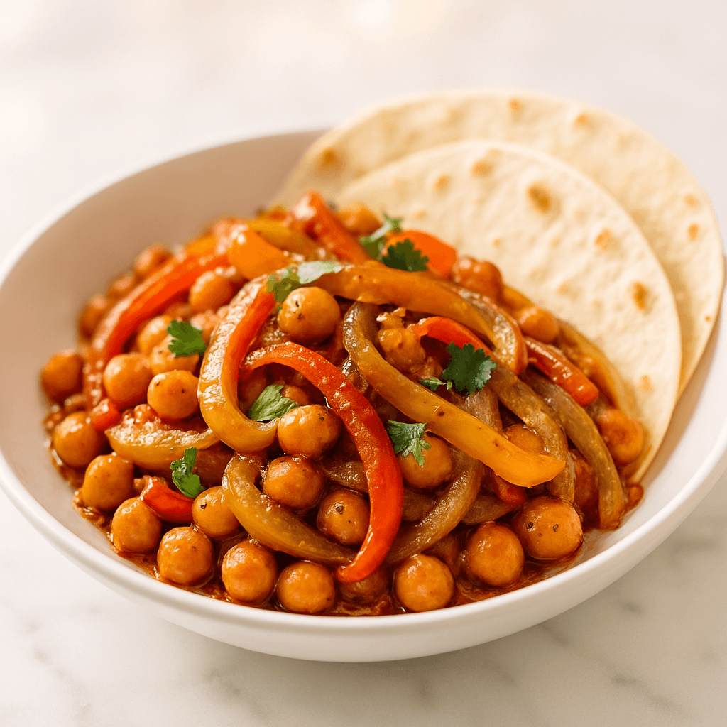 Chickpea Fajitas