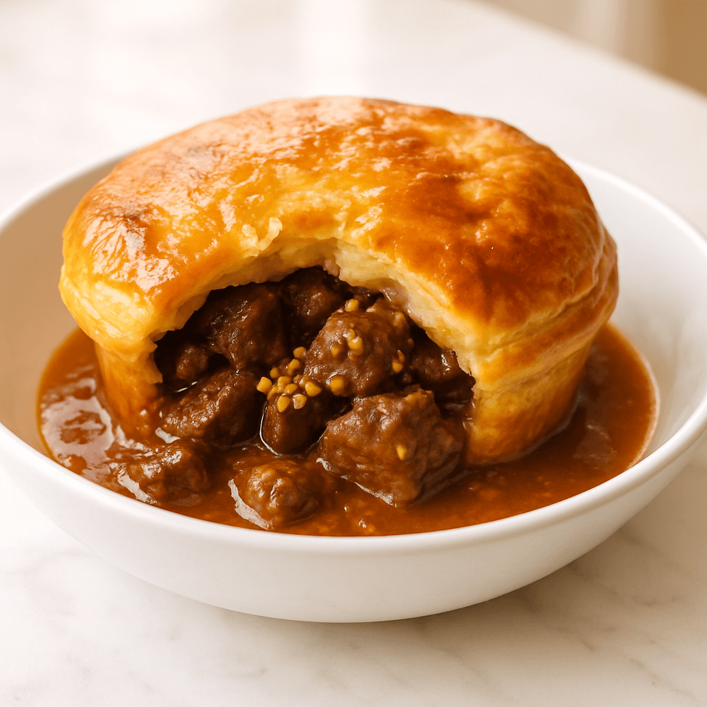 Beef and Mustard Pie