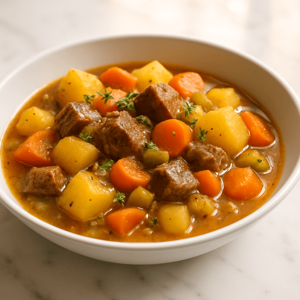 Brun Lapskaus (Norwegian Beef Vegetable Stew)