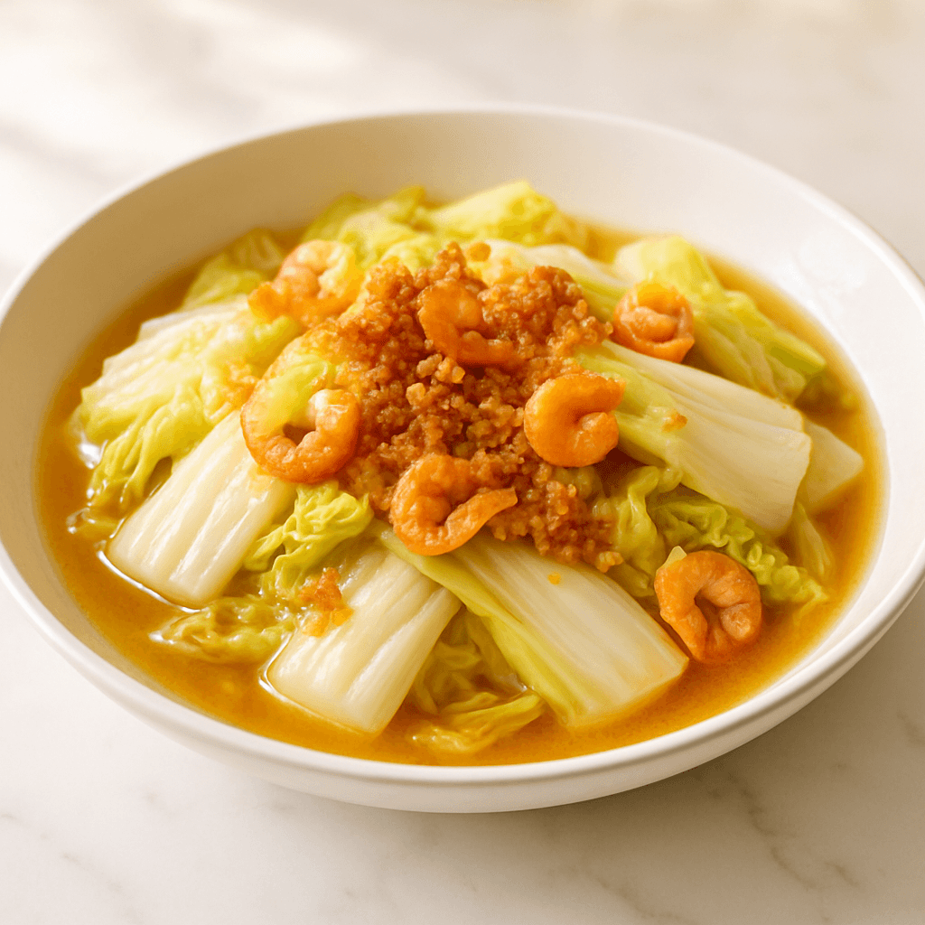 Napa Cabbage with Dried Shrimp