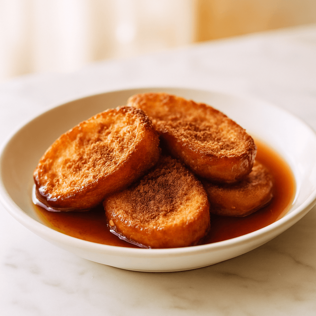 Torrijas with sherry